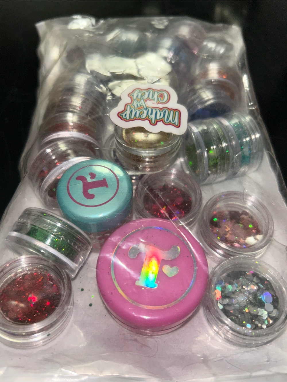 Brand New Unopened 2 Trixie Cosmetics Glitters & 23 Makeup Glitter by Chey